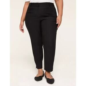 Lane Bryant 4 Season Womens Pants Size 28P Straight Stretch Ankle Office Siren